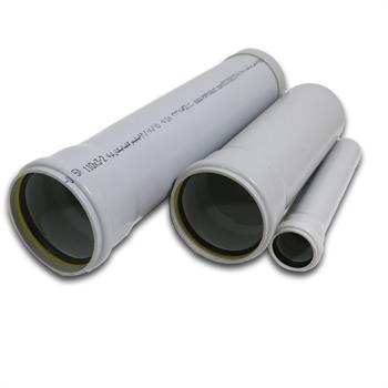 لوله فاضلاب پوش فیت تیکه ای یکسر کوپله سایز 50×160 پلیمر گلپایگان