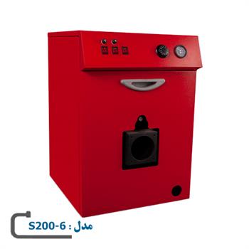 بویلر سوپر 200 شوفاژکار 6 پره با پنل آنالوگ مدل S200-6