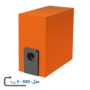 دیگ چدنی شوفاژ 4 پره بدون پانل کنترل شرکت لوله و ماشین سازی ایران - مدل S90