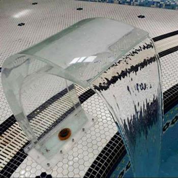 نازل استخری کرتین پلی کربنات مارینا مدل 7رنگ ارتفاع : 70 سانتی متر